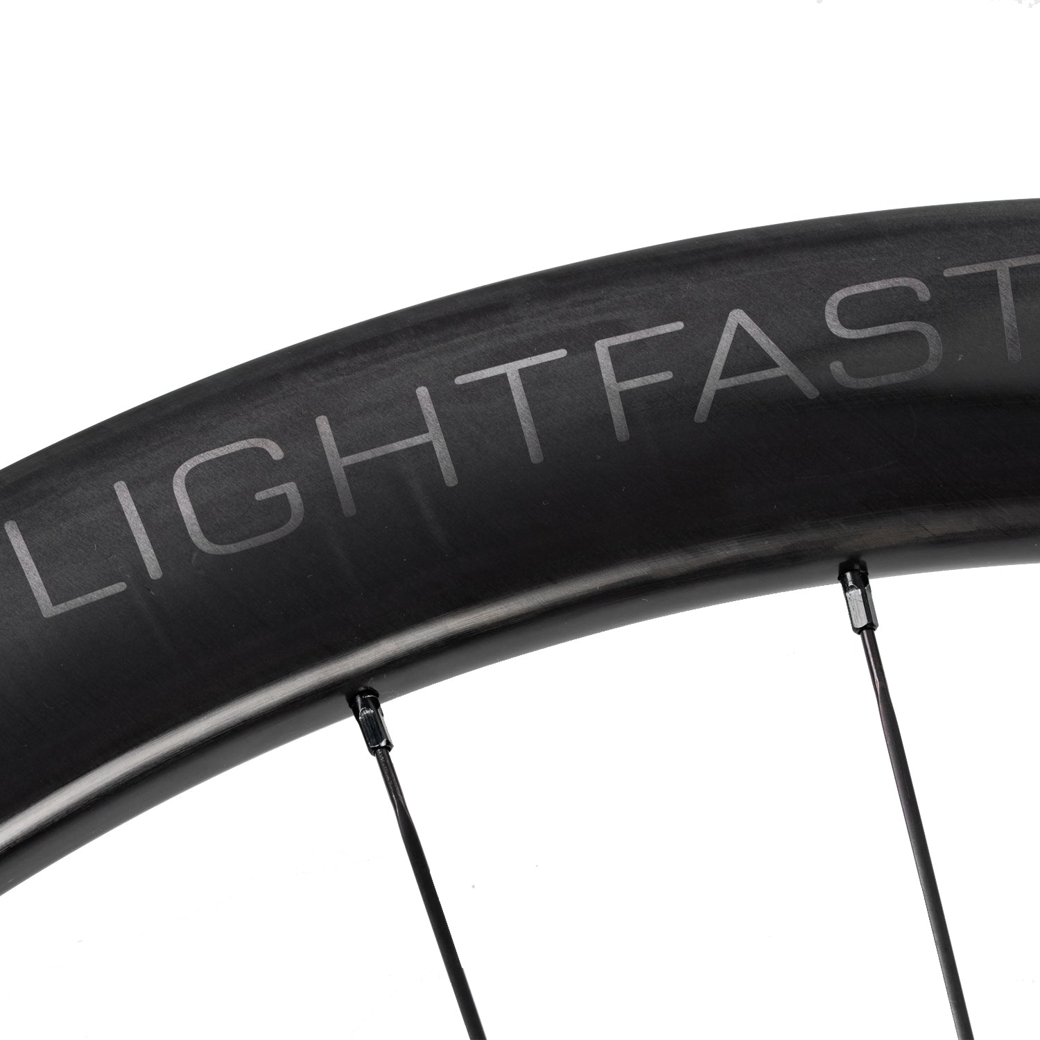 LightFast ウルトラライトカーボンスポークホイールセット-LF X