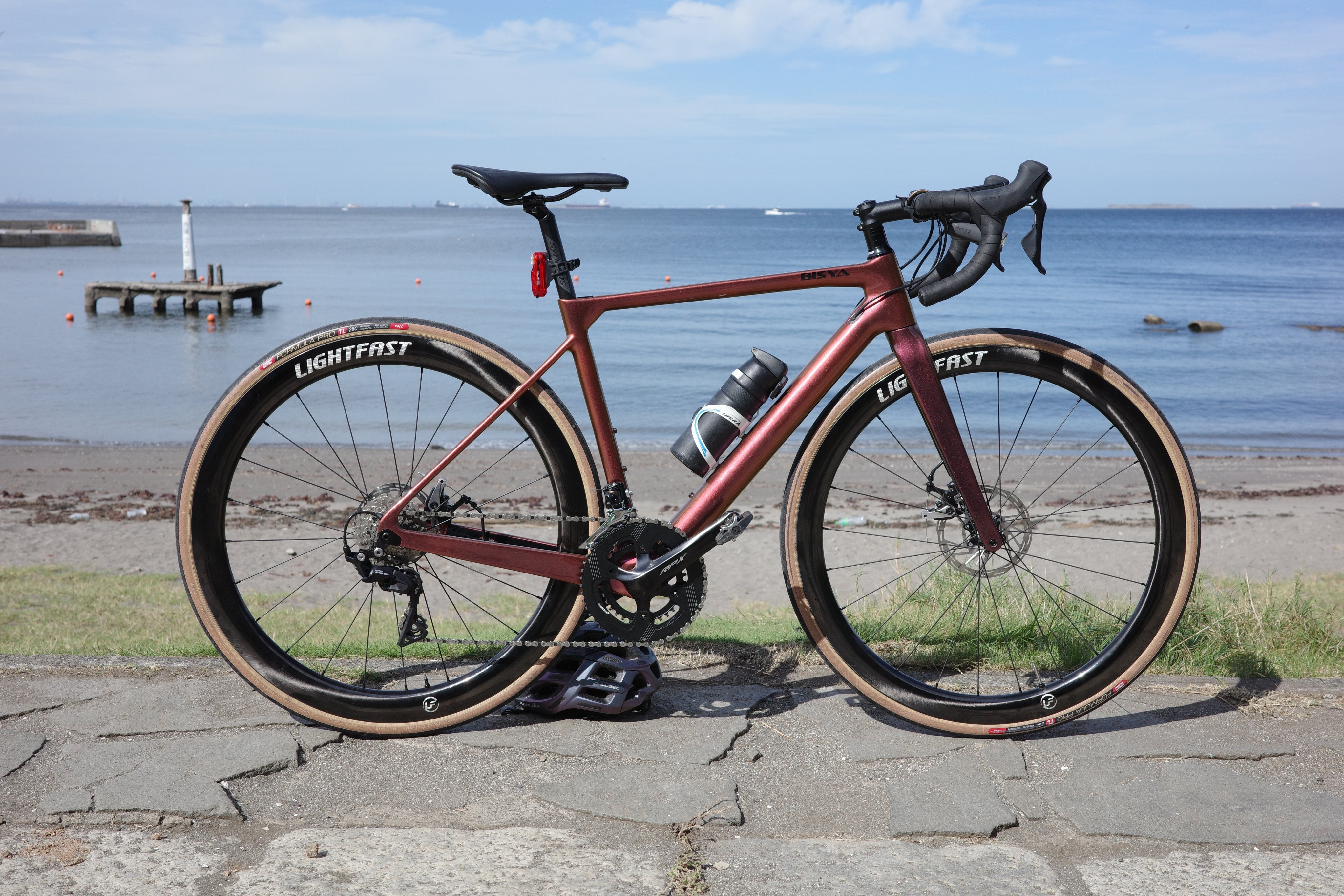 LightFast ウルトラライトカーボンスポークホイールセット-LF CSB